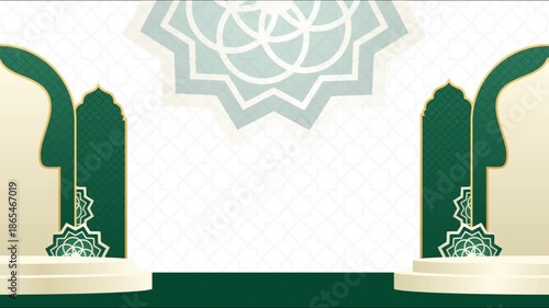 Islamic Arch Motion Background