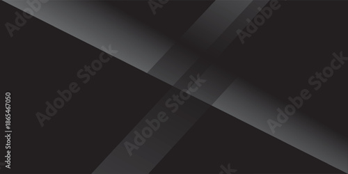 Minimalist black premium abstract background with luxury dark geometric elements. Exclusive wallpaper design for poster, brochure, presentation, website etc. - Vector EPS 10