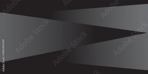 Latar belakang abstrak premium hitam dengan elemen geometris gradien mewah. Latar belakang yang kaya untuk desain eksklusif. - Vektor