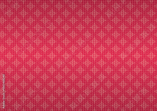 ちりめん生地のような背景に伝統模様である七宝を配置したイラスト