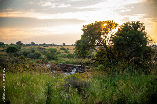 Sunset over the Dam