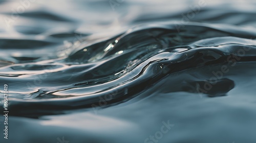Abstract Close up of Dark Water Surface With Ripples