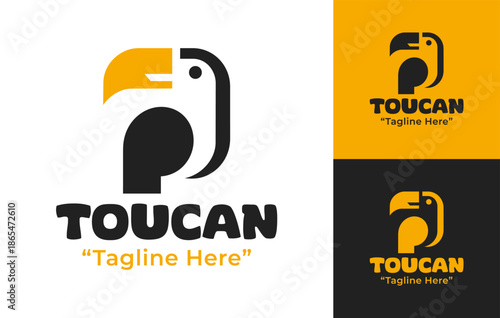 Toucan Logo Modern Minimalist Avian Emblem