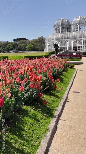 Wallpaper Mural Botany Garden In Curitiba Parana Brazil. Famous Botanical Garden Showing The Around The City. Town Sky Backgrounds Urban. Town Outdoor Panoramic City. Curitiba Parana. Torontodigital.ca