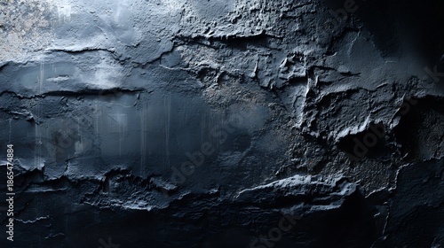 Dark moody abstract rough textured surface