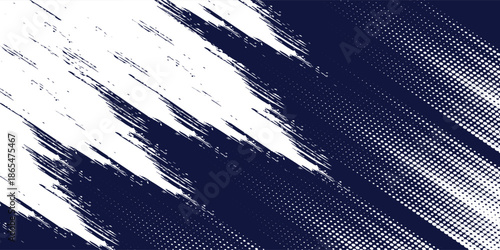 Dots halftone white and blue color pattern gradient grunge texture background. modern vector.