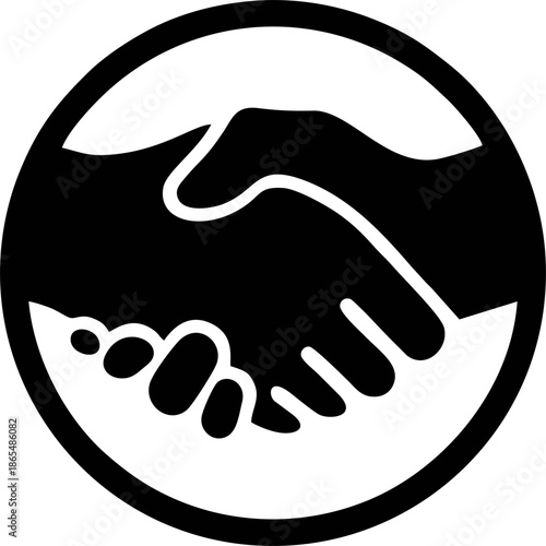 Handshake Agreement Partnership Vector Icon
