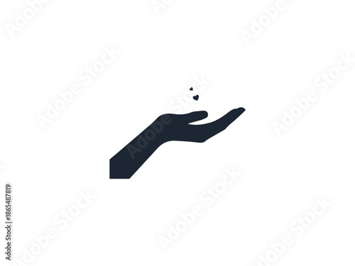 Enclosing Protection Spiral Silhouette Vector