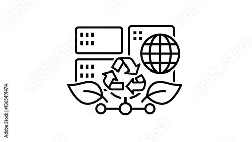 Sustainable Digital Infrastructure Eco-Friendly Data Management and Global Environmental Responsibility