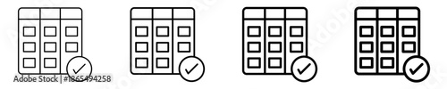 Kanban Workflow  Icon Set Different Style Collection

