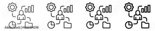 Business Process Reengineering  Icon Set Different Style Collection
