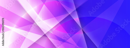 Abstract geometric shapes in purple, white, and blue, perfect for modern design projects needing a contemporary and vibrant background