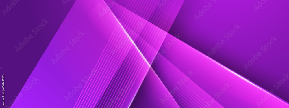 Fototapeta premium Abstract purple overlapping planes design for backgrounds, websites, presentations, posters, or digital art projects requiring a modern aesthetic touch