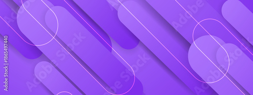 Abstract purple design with lines, circles, and rectangles suitable for modern digital projects, web backgrounds, or vibrant graphic layouts