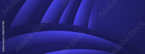 Abstract blue design with curved shapes and lines. Suitable for backgrounds, web design, or modern artistic projects needing texture