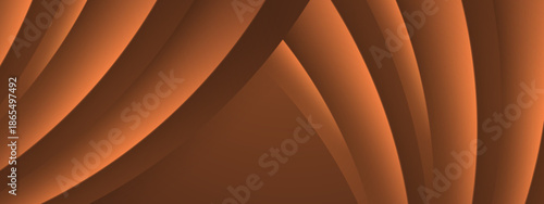 Abstract background with brown curved shapes and shadows. Great for nature themed designs or website headers, adding a touch of elegance