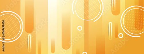 Orange gradient backdrop with white shapes. Suitable for presentations, digital designs, invitations, social media posts, and web graphics. Great for modern visuals