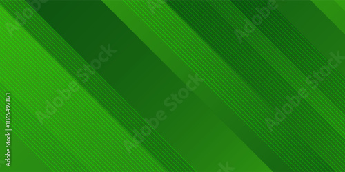 Abstract green sporty background template vector with shiny lines and lights. Green background with strong pattern design. vector Eps 10