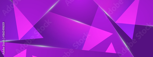Purple abstract design with geometric shapes and lines. Suitable for backgrounds, graphic design, digital art, and modern artistic projects