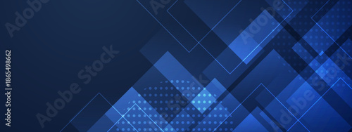 Blue squares and dots on background for modern design projects. Suitable for digital backgrounds, graphic design, web banners, and print materials