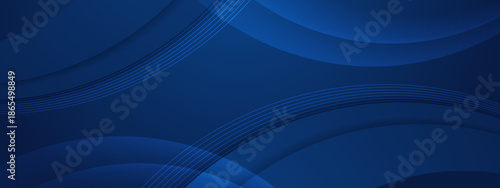 Abstract blue design with curving lines and shaded areas ideal for backgrounds, posters, digital art projects, and modern branding materials