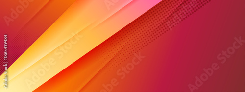 Abstract red and orange gradient background with dotted patterns, lines, and dots. Suitable for web design, banners, posters, and presentations