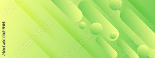 Abstract green gradient background with geometric shapes. Suitable for web design, social media graphics, and modern advertising campaigns. Great for digital projects