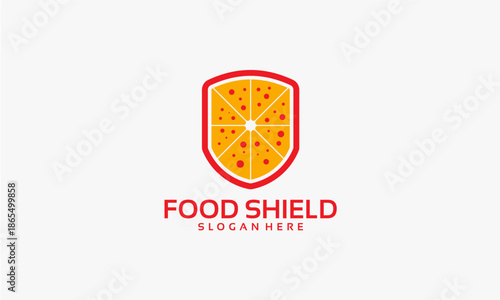 Food Shield Logo Design.