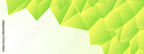 Light green low poly design features geometric shapes, ideal for backgrounds, patterns, or graphic elements in digital and print projects