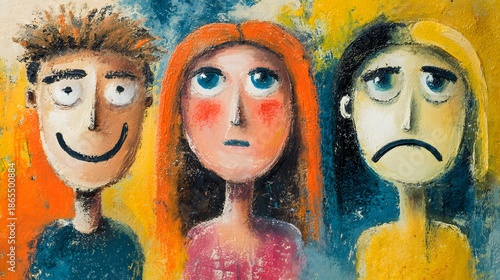 Wallpaper Mural naive expressive background emotional honesty style Torontodigital.ca