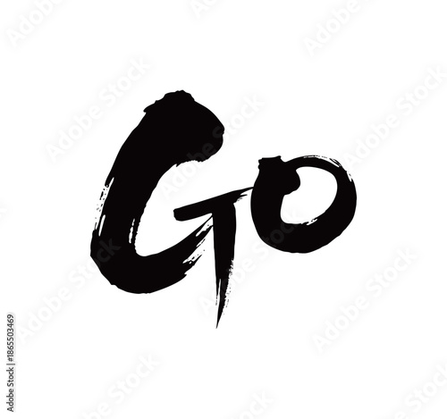 GO矢量书法手写毛笔字
