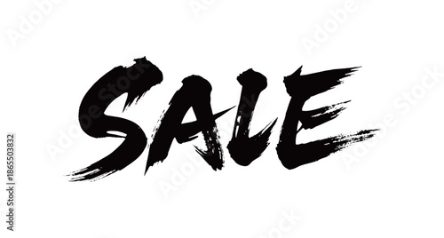 SALE矢量书法手写毛笔字
