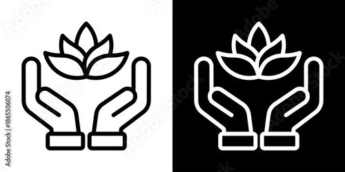 Living Well Property Disposition Icon Of Line Black And White Style Vector Illustration
