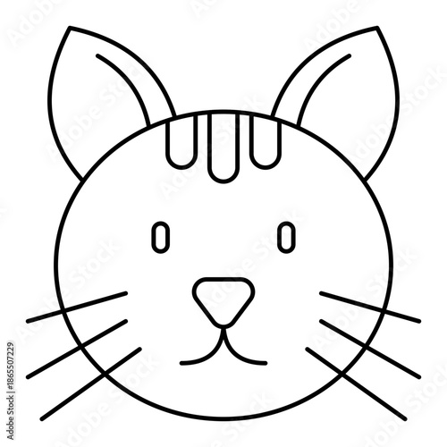 Cat face icon