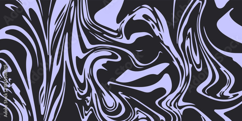 Abstract horizontal background with colorful waves. Trendy vector