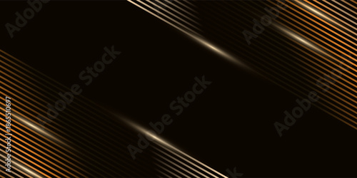 Luxury Elegant Urban Design Background. Premium Black Golden Red Shine lines Effect Display. Luxurious Brand Royal High Standard Background