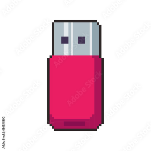 Pixel art Flash Drive game asset design