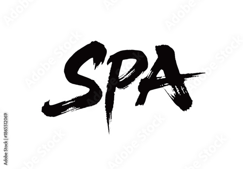 SPA矢量书法手写毛笔字
