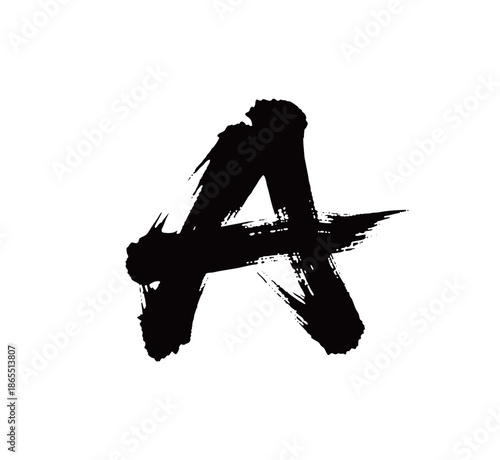 A矢量书法手写毛笔字
