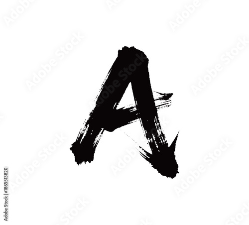 A矢量书法手写毛笔字
