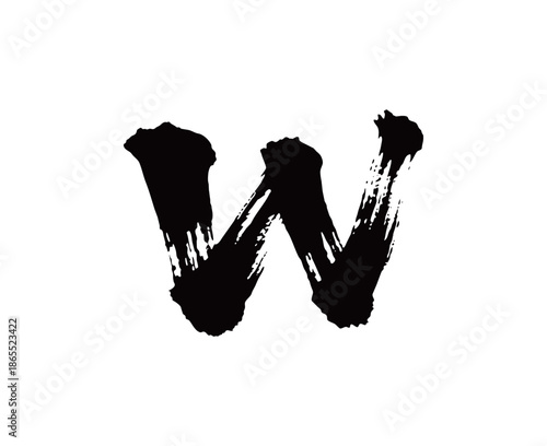 W矢量书法手写毛笔字
