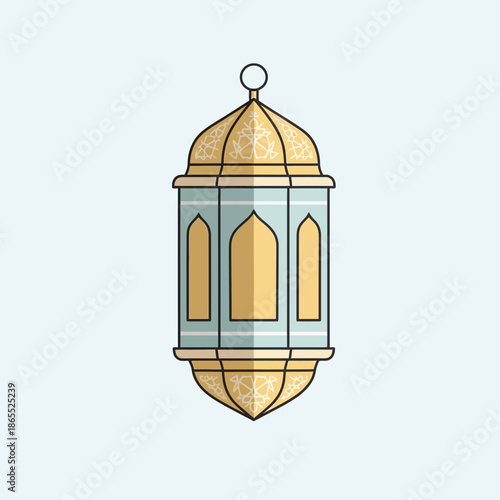 Islamic Lantern Ramadan Kareem Decoration, Traditional Arabic Fanoos