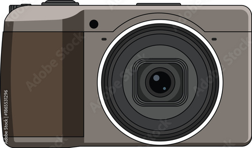 Compact Digital Camera Front View