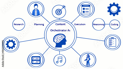 Isometric Business Growth Strategy Illustration with Team Collaboration and Success Metrics