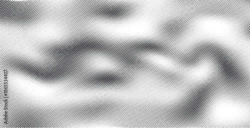 retro poster with a dot gradient background grunge texture