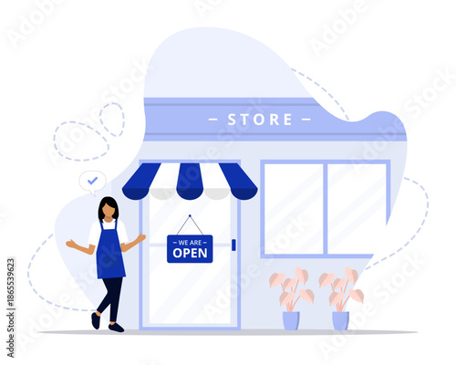 We are open concept illustration. Suitable for landing page, ui, web, App intro card, editorial, flyer, and banner.
