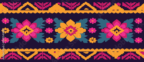 batik pattern with songket inspired details 