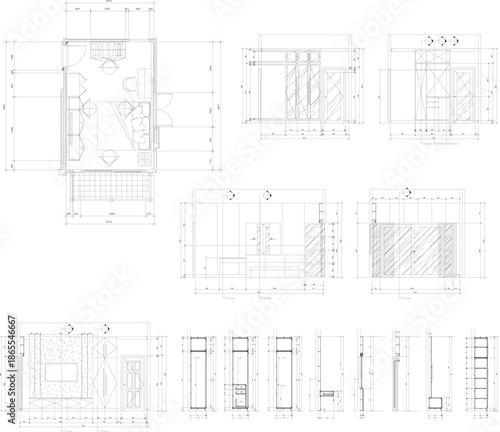 Furniture Arrangement Design for a Vacation Home Divided into Bedroom, Dressing Room, and Other Areas – INTERIOR DESIGN