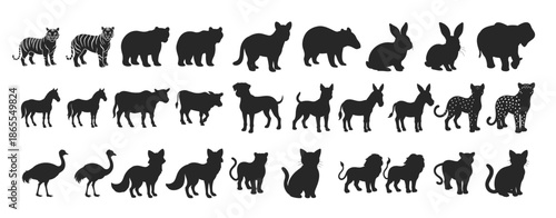  animal bundle animals animal silhouette animal clipart