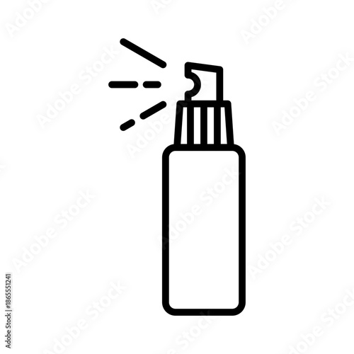 spray bottle isolated on transparent background